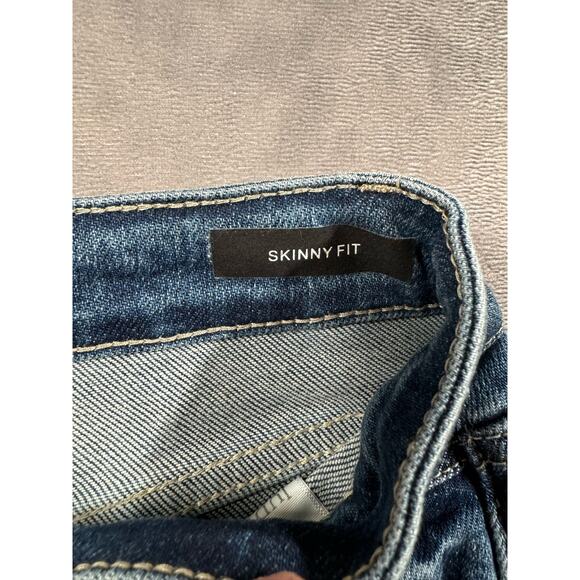 Judy Blue Jeans Skinny Fit Womens Size 1/25 JB88364 Stretch High Rise Raw Hem - Picture 3 of 12